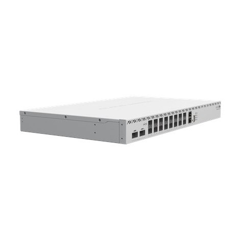 MikroTik | Cloud Router Switch with RouterOS L5 license | 518-16XS-2XQ-RM | Rackmountable | 10/100 Mbps (RJ-45) ports quantity | - 3